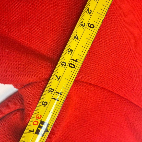 Vintage KHQ Sportswear Girls Red Embroidered Floral Apple Button Up Cardigan 4T - Picture 5 of 8